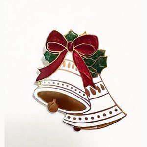 Centennial 1979 Christmas Bells Brooch